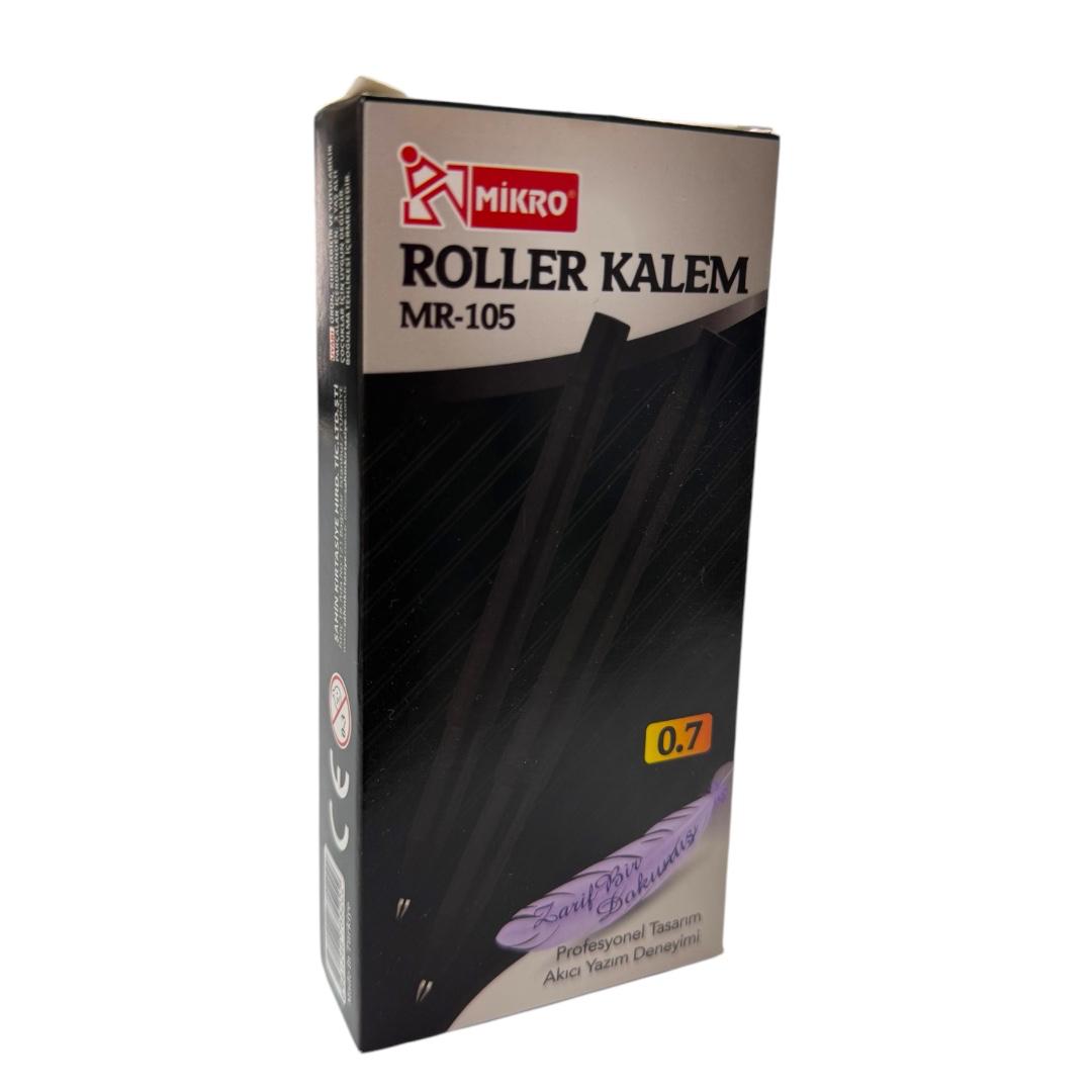 MİKRO ROLLER PİLOT KALEM SİYAH RENK 12'Lİ PAKET